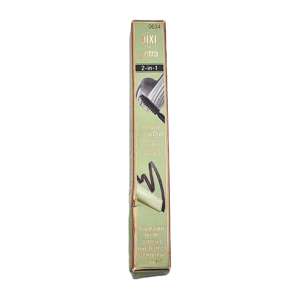 Pixi Natural Brow Duo Soft Black Pencil & Gel New In Box